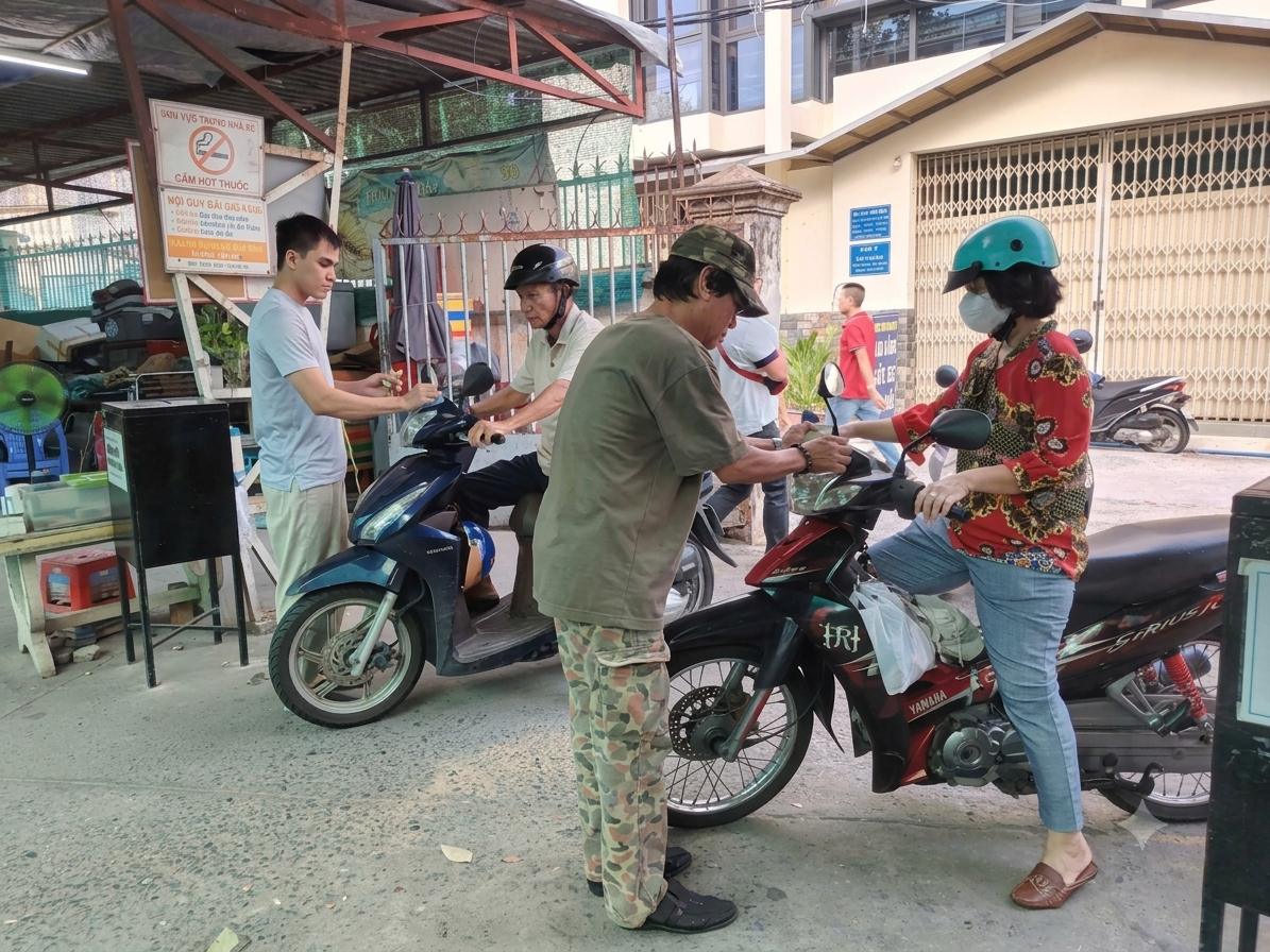 Người giữ xe ở giáo đường